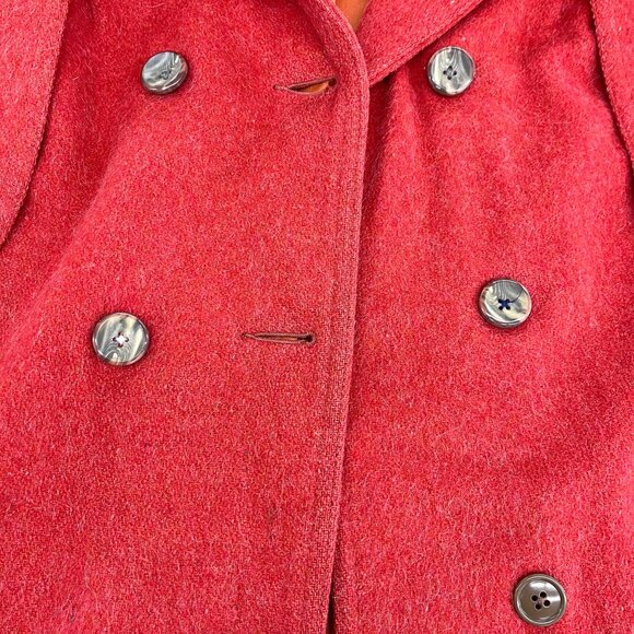 Vintage Mod Wool Cape | Davis of Boston | One Size Fits Most - Picture 7 of 9